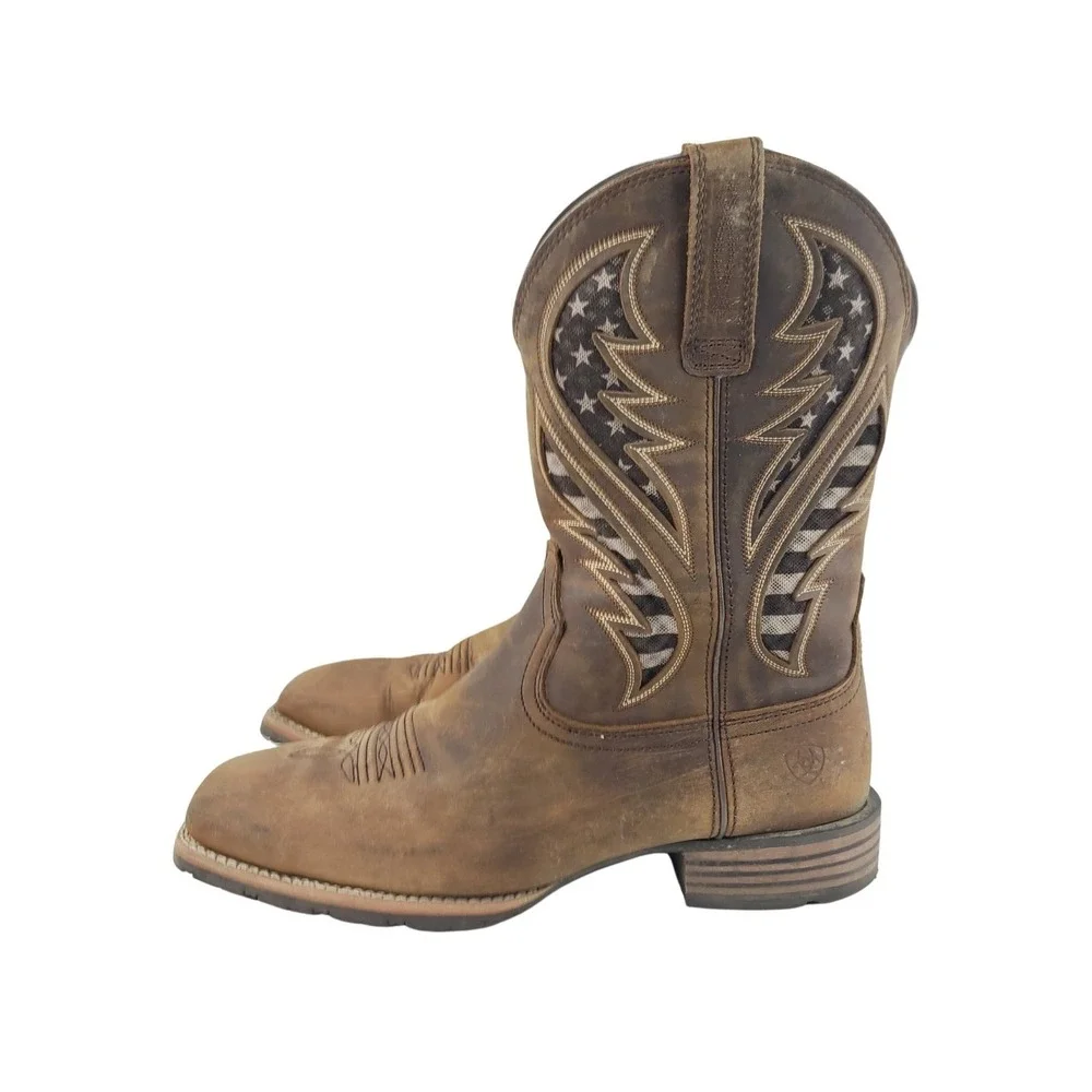 Ariat, Western / Rodeo / Work Cowboy Boots / Western Boots, Mens, Size 13D Brown